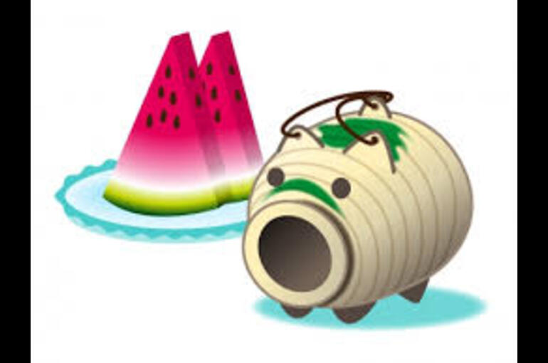 お盆　フリー素材